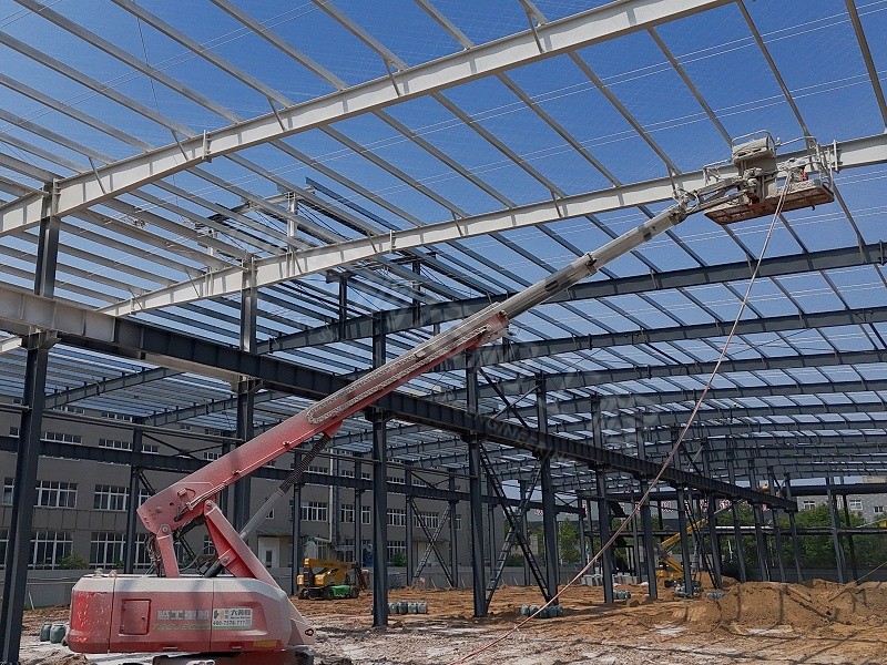 蔚蓝钢结构丨郑州德惠福钢结构厂房建造案例 蔚蓝钢结构丨郑州德惠福钢结构厂房建造案例