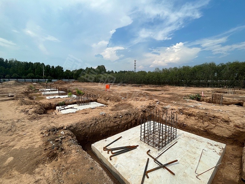 蔚蓝钢结构丨河南凯盛能源科技1#钢结构厂房建造案例