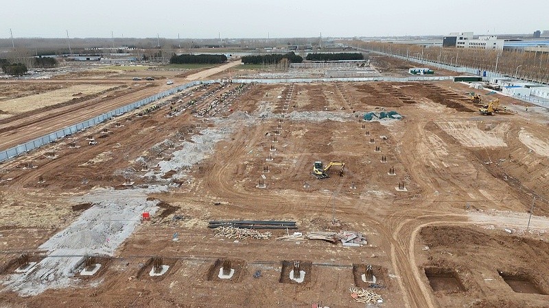 蔚蓝钢结构丨河南蓝普钢结构厂房建造案例