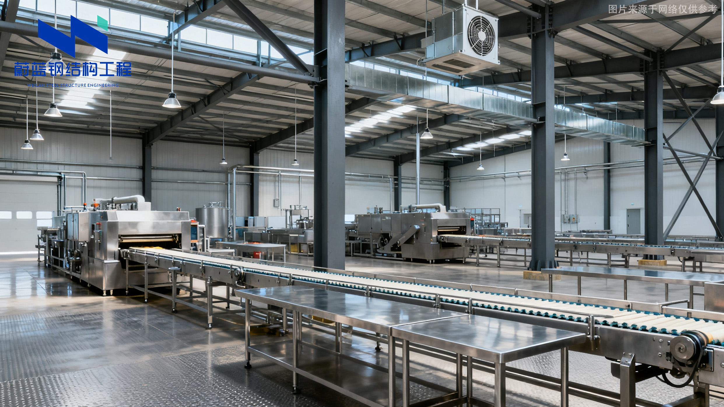 钢结构食品生产车间