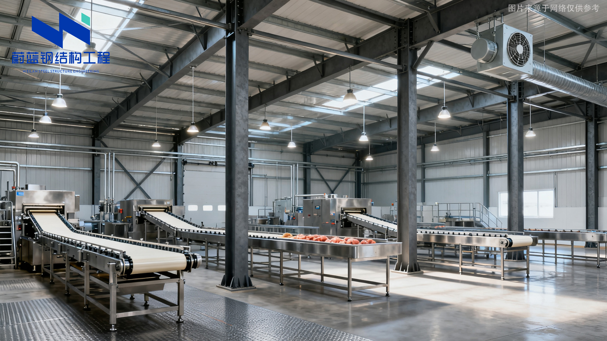 钢结构食品生产车间
